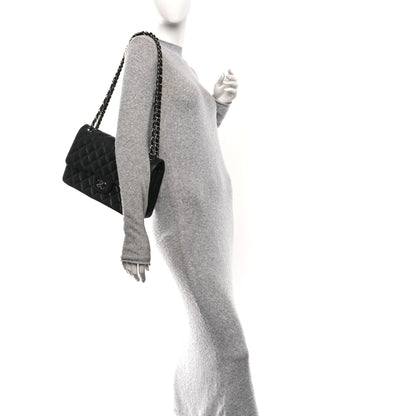 Chanel Caviar Quilted Jumbo Single Flap Black 2 of 11