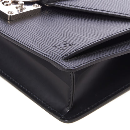 Louis Vuitton Epi Pochette Sellier Dragonne Clutch Black 4 of 8