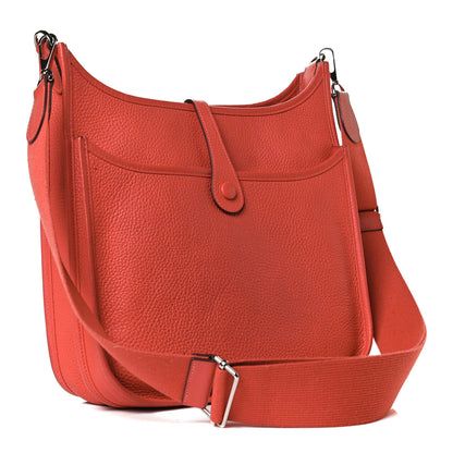Hermes Taurillon Clemence Evelyne III PM Bougainvillea 2 of 14