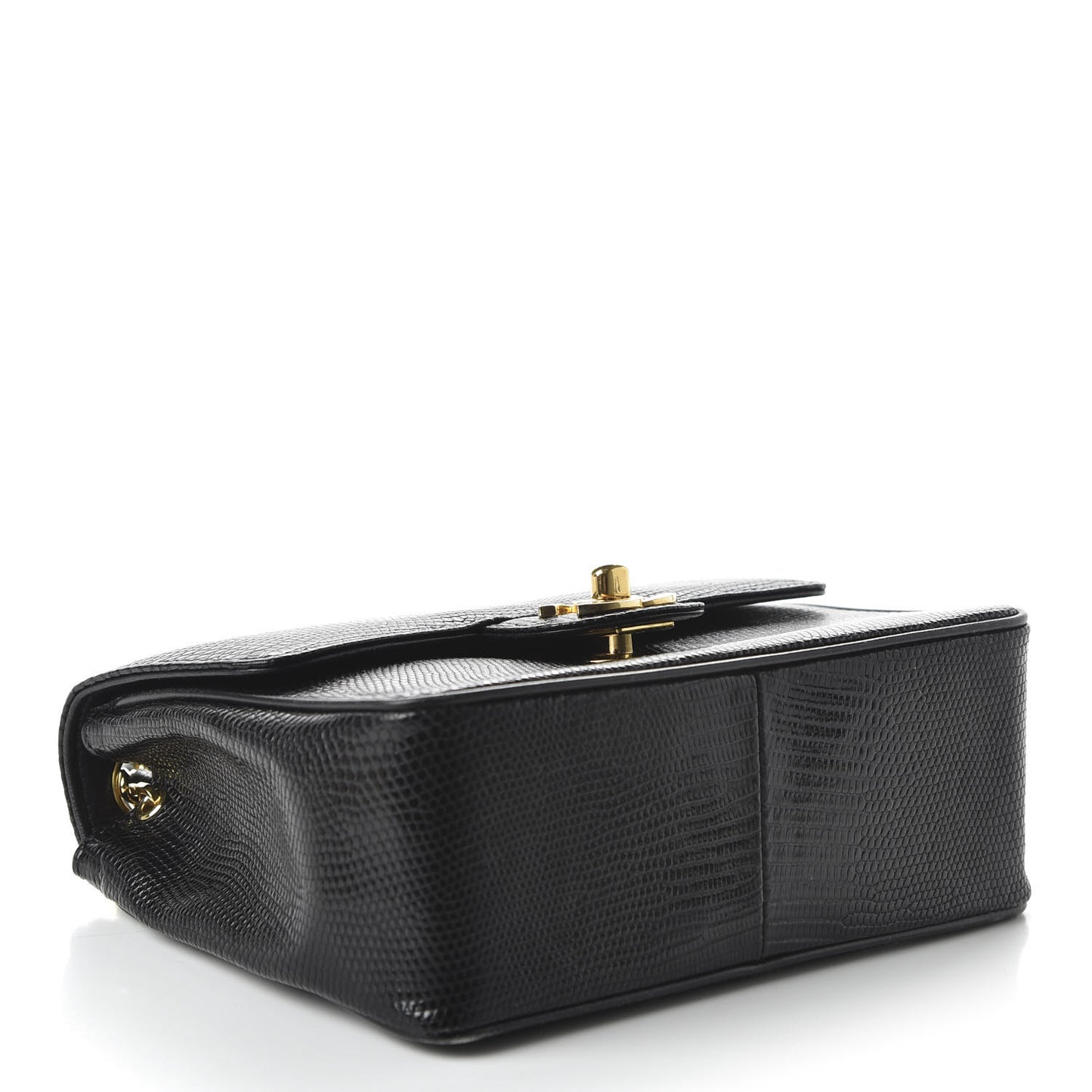 Lizard Mini Square Flap Black
