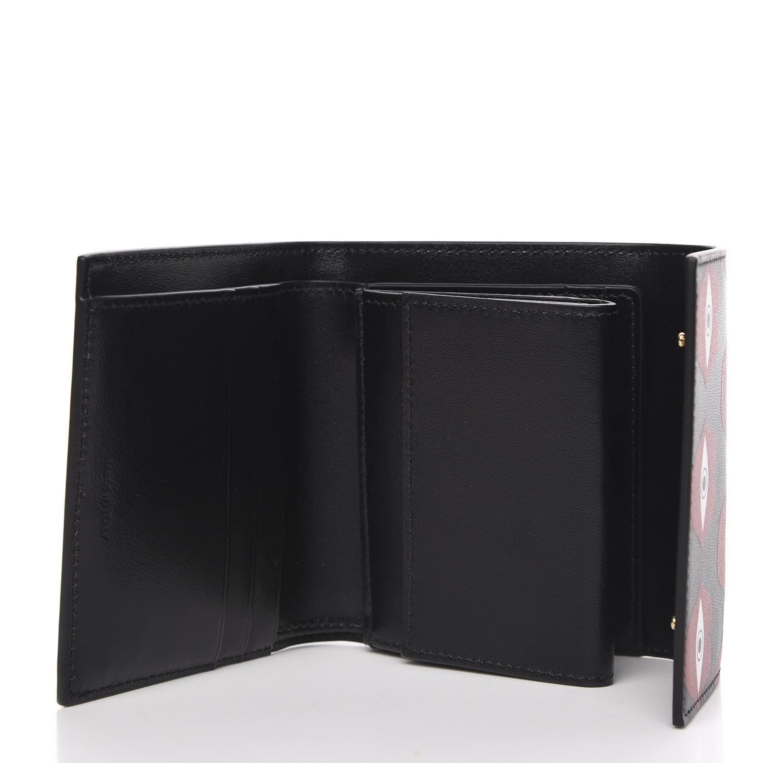 Celine X ANNELI SANAYE HENRIKSSON Smooth Calfskin Telepathic Compact Wallet Red Black 5 of 8