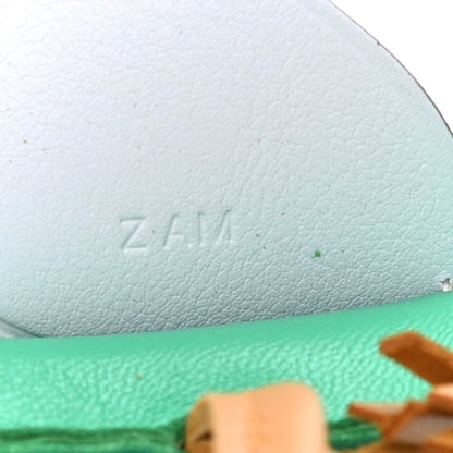Hermes Milo Lambskin Grigri Rodeo Pegase Horse Bag Charm MM Menthe Sesame Bleu Brume 4 of 4