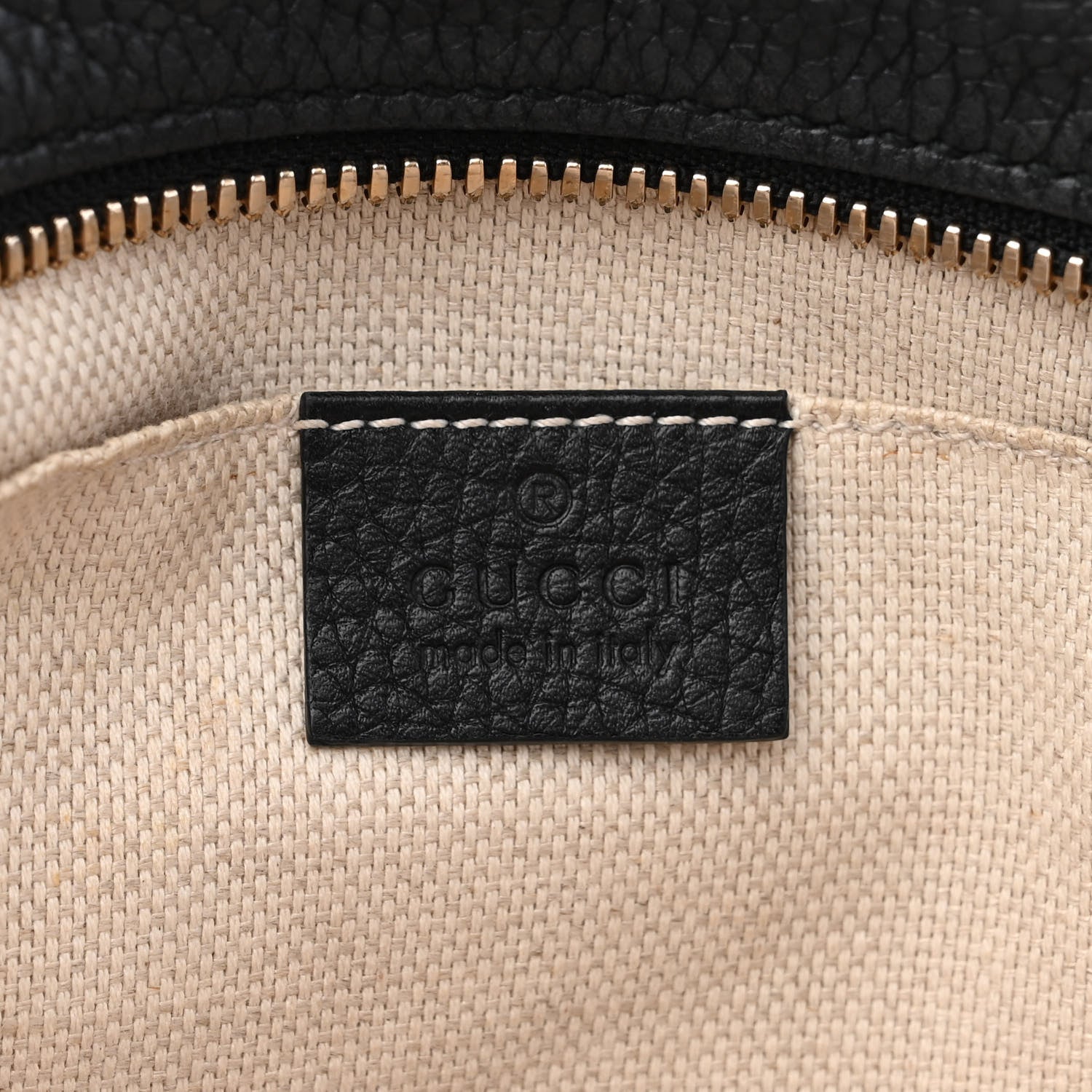 Gucci Pebbled Calfskin Small Soho Disco Bag Black 6 of 11