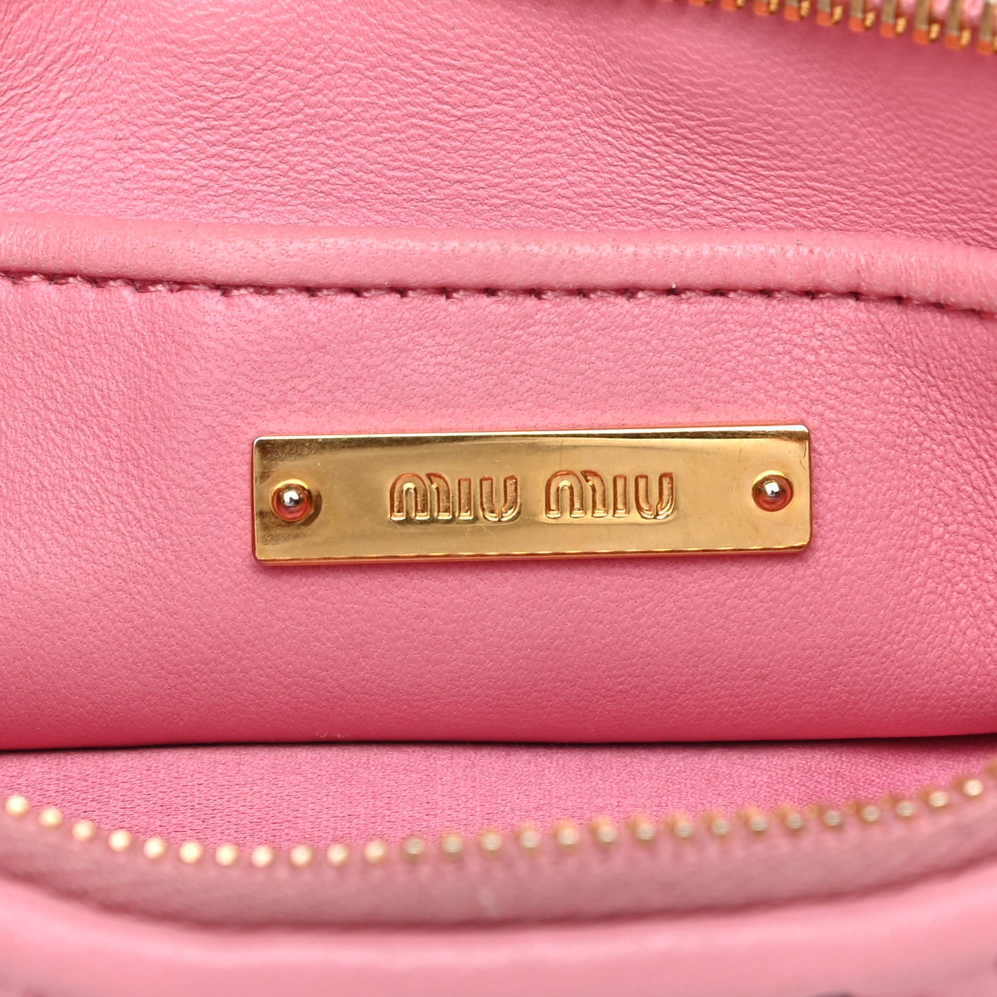 Nappa Matelasse Clutch Rosa