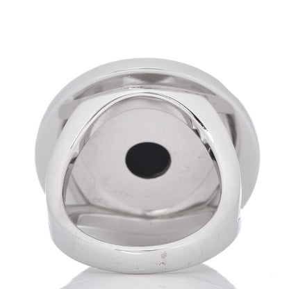Bulgari 18K White Gold Black Onyx Bvlgari Bvlgari Ring 51 5.75 4 of 5