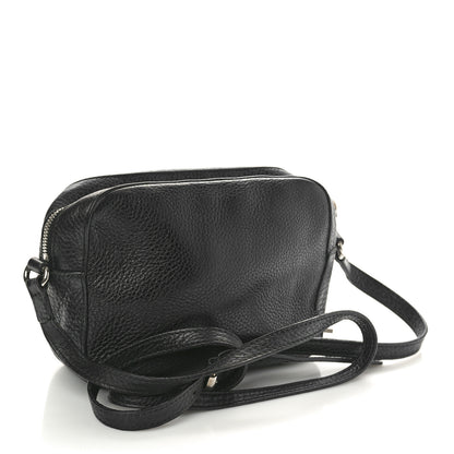 Gucci Pebbled Calfskin Studded Small Soho Disco Bag Black 3 of 15