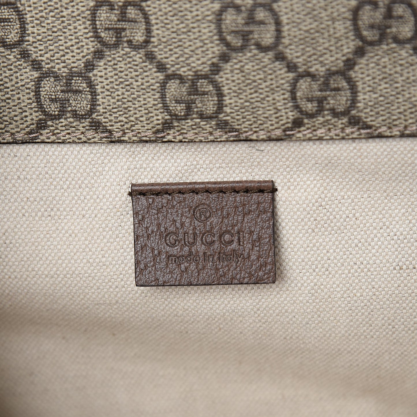 GG Supreme Monogram Web Small Neo Vintage Double Flap Messenger Bag Beige New Acero