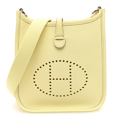 Hermes Taurillon Clemence Evelyne TPM Jaune Milton 2 of 17
