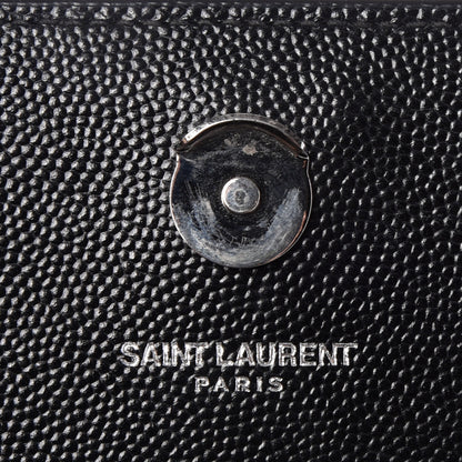 Saint Laurent Grain De Poudre Medium Classic Monogram Kate Satchel Black 8 of 11