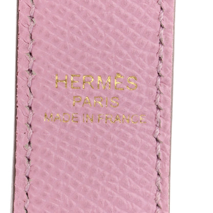 Hermes Epsom 25mm Mousqetons Tressage Shoulder Strap Mauve Sylvestre Rouge H Jaune De Naples 3 of 6
