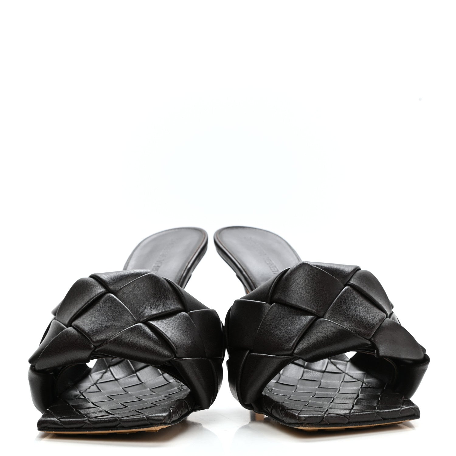 Bottega Veneta Nappa Maxi Intrecciato Lido Mule Sandals 40 Fondant 2 of 12