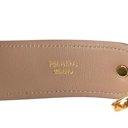 Prada Saffiano Crystal Flower Shoulder Strap Cammeo 5 of 9