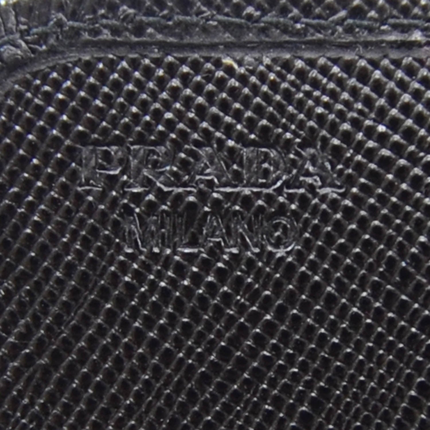 Prada Saffiano Stones Continental Wallet Nero Black 7 of 7