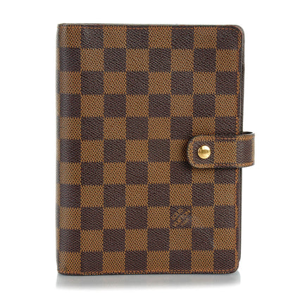 Louis Vuitton Damier Ebene Medium Ring Agenda Cover 1 of 8