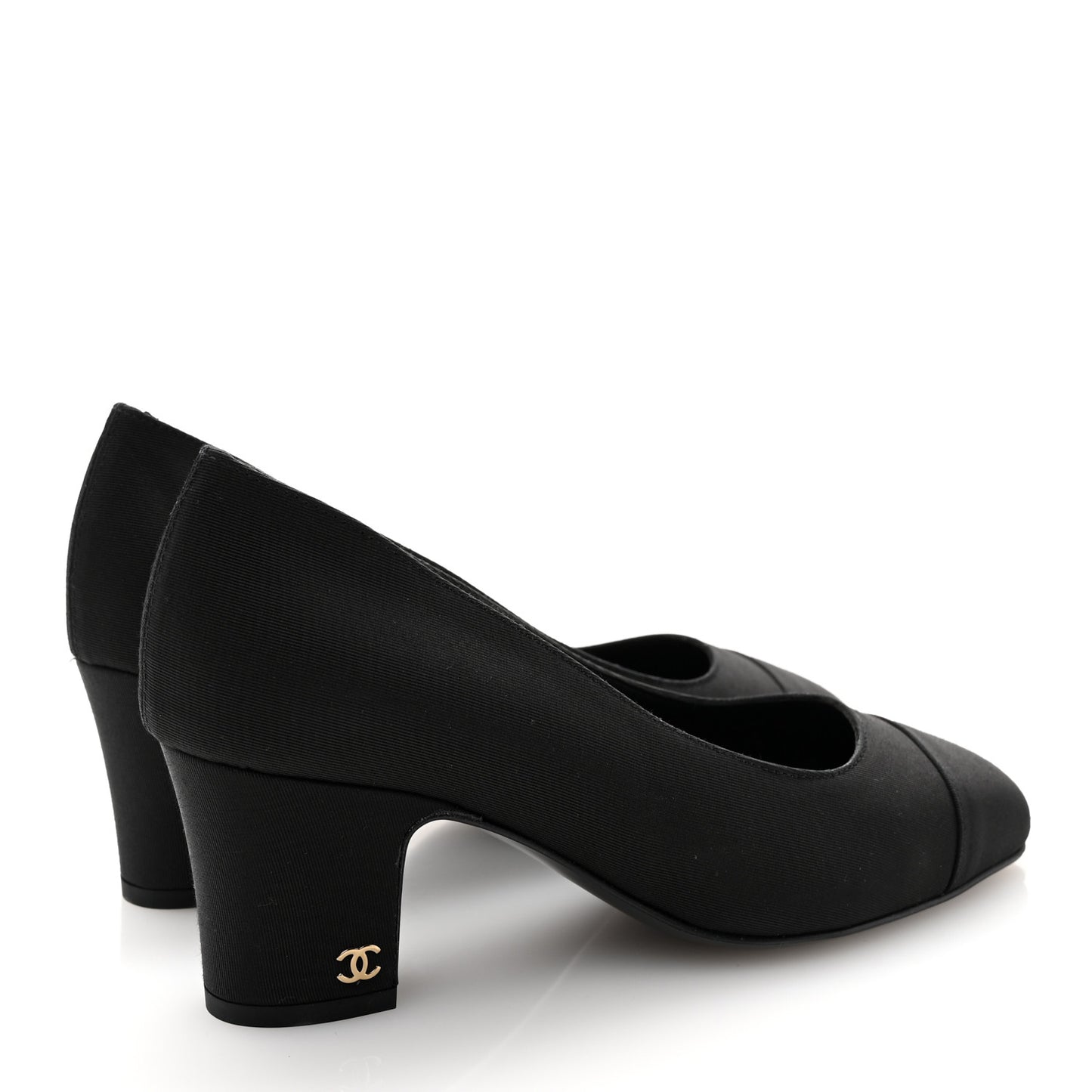 Grosgrain Cap Toe Uniform Pump 37 Black