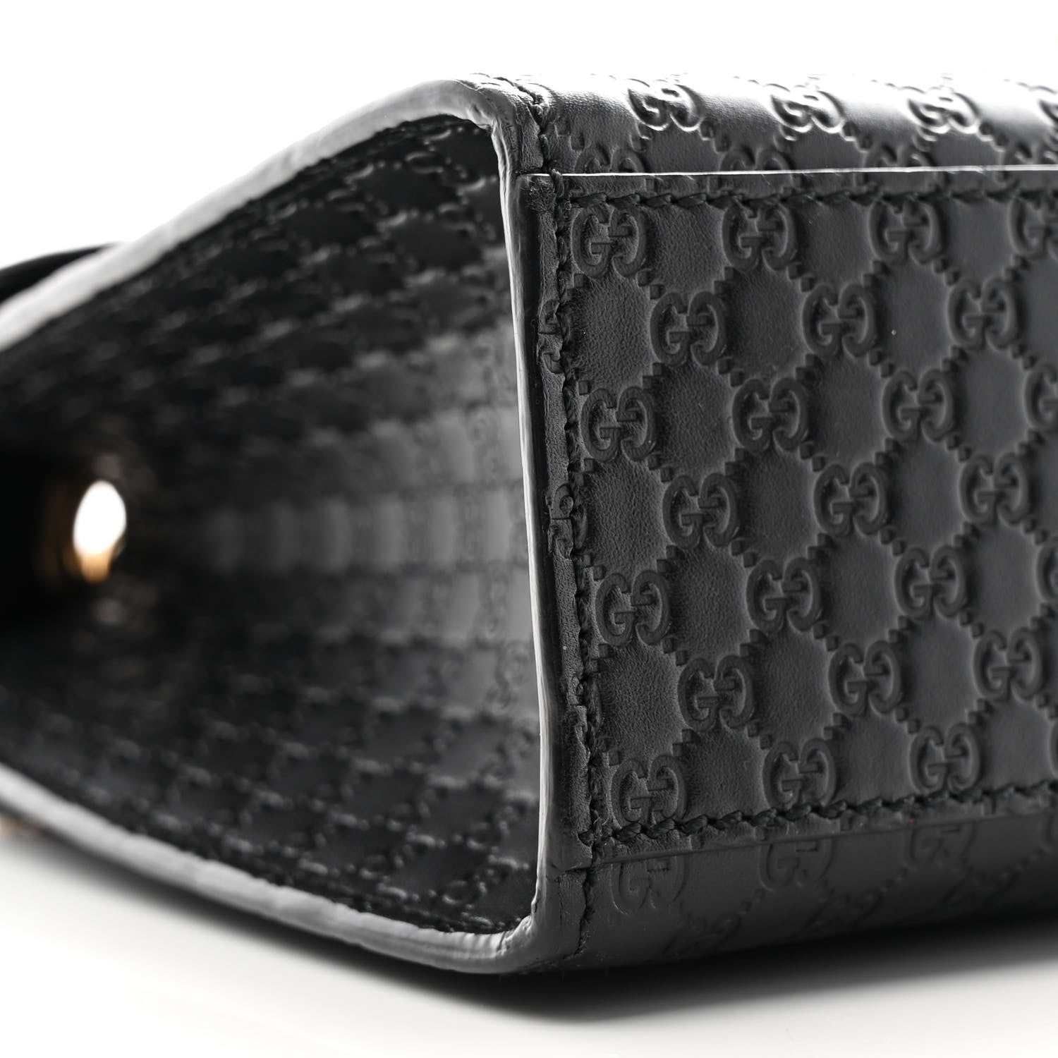 Gucci Microguccissima Medium Emily Chain Shoulder Bag Black 9 of 10