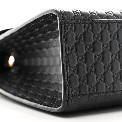 Gucci Microguccissima Medium Emily Chain Shoulder Bag Black 9 of 10