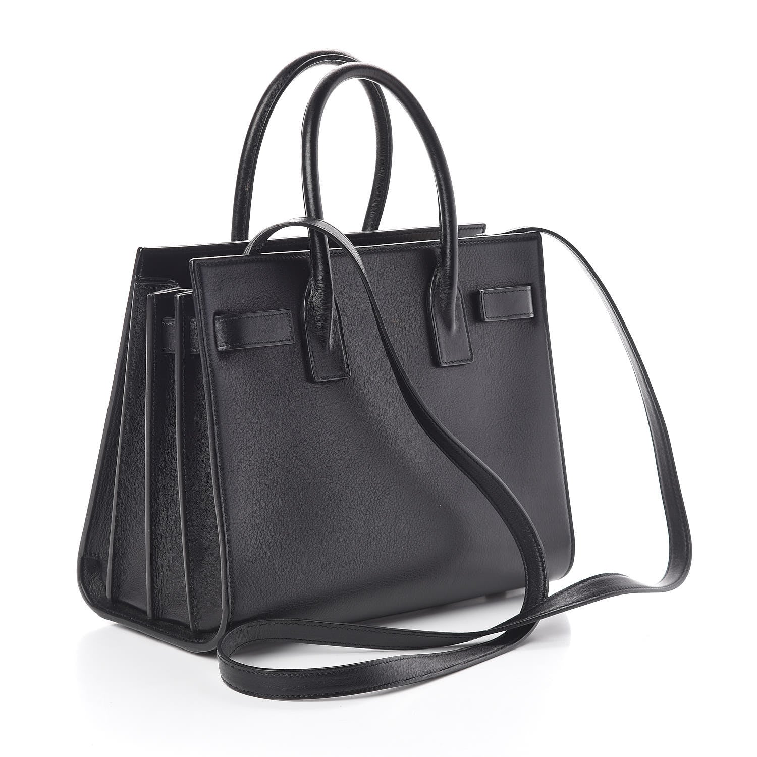 Saint Laurent Calfskin Baby Sac De Jour Black 3 of 9