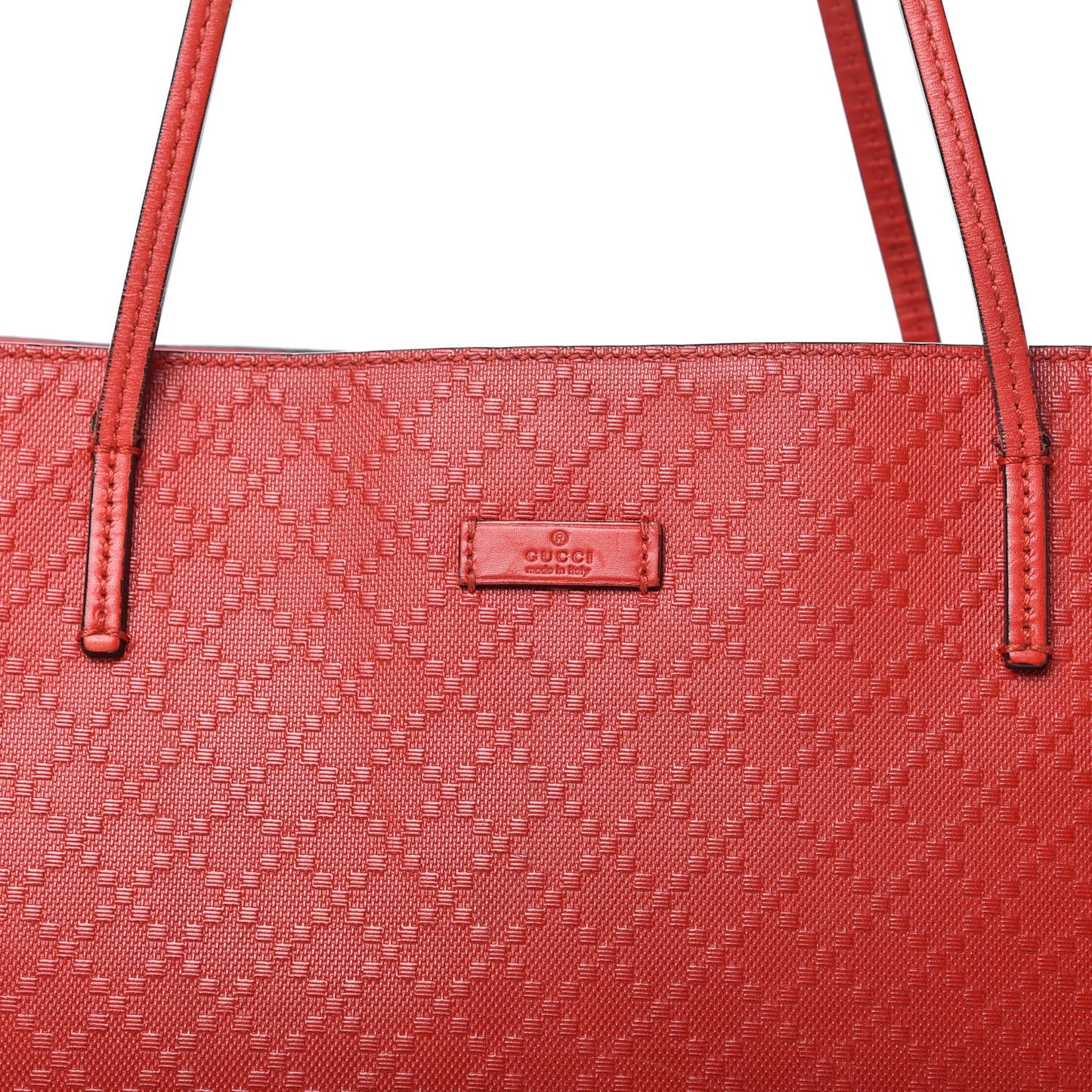 Hilary Lux Bright Diamante Medium Shopper Tote Tabasco