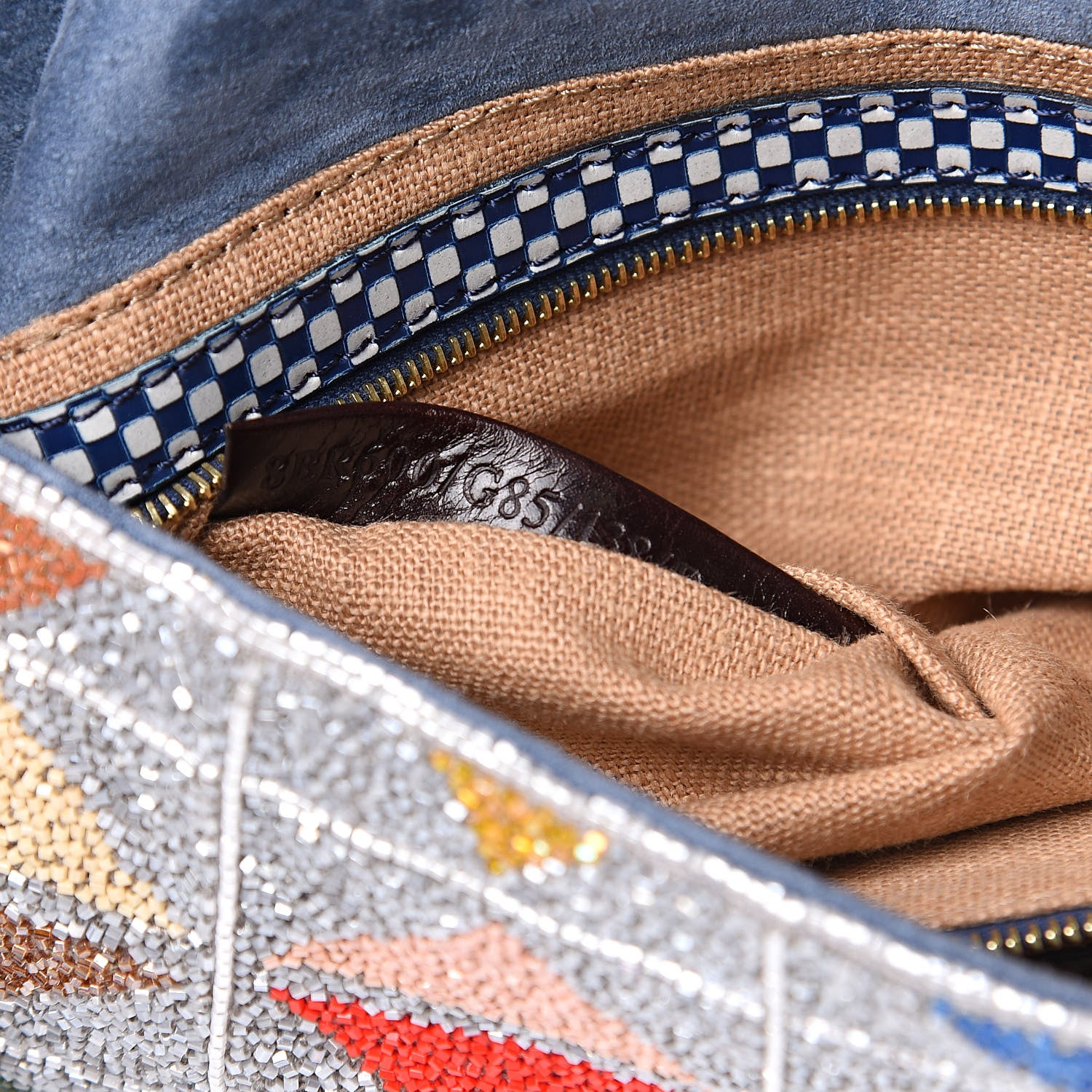 Fendi Beaded Embroidered Baguette Multicolor 7 of 11