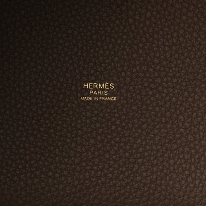 Hermes Taurillon Clemence Picotin Lock 18 PM Etoupe 6 of 11