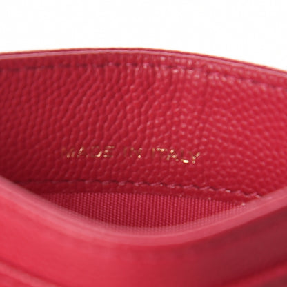 Chanel Caviar Camellia Embossed Card Holder Fuchsia 7 of 9