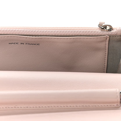 Chanel Caviar Sevruga Wallet On Chain WOC Pink 10 of 15