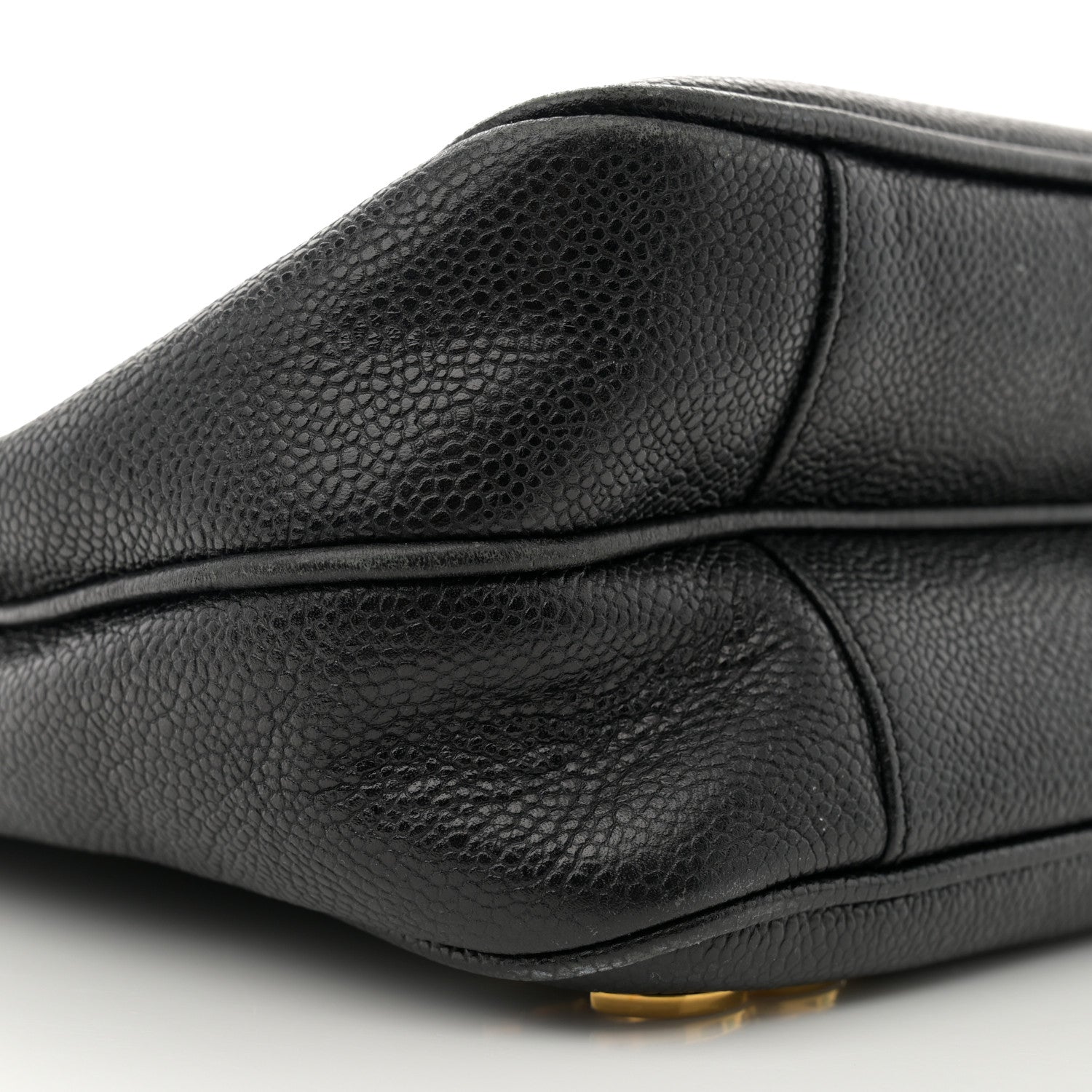 Chanel Caviar Triple CC Shoulder Bag Black 9 of 12