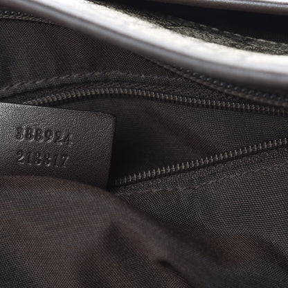 Gucci GG Plus Monogram Medium Flat Messenger Bag Dark Brown 7 of 16