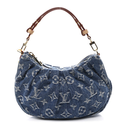 Louis Vuitton Monogram Denim Pochette Valley Blue 1 of 9