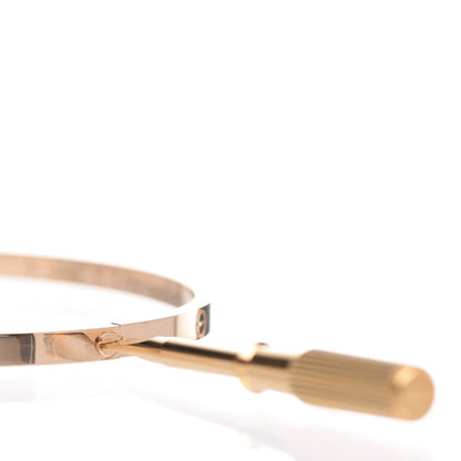 Cartier 18K Yellow Gold Small LOVE Bracelet 19 5 of 6