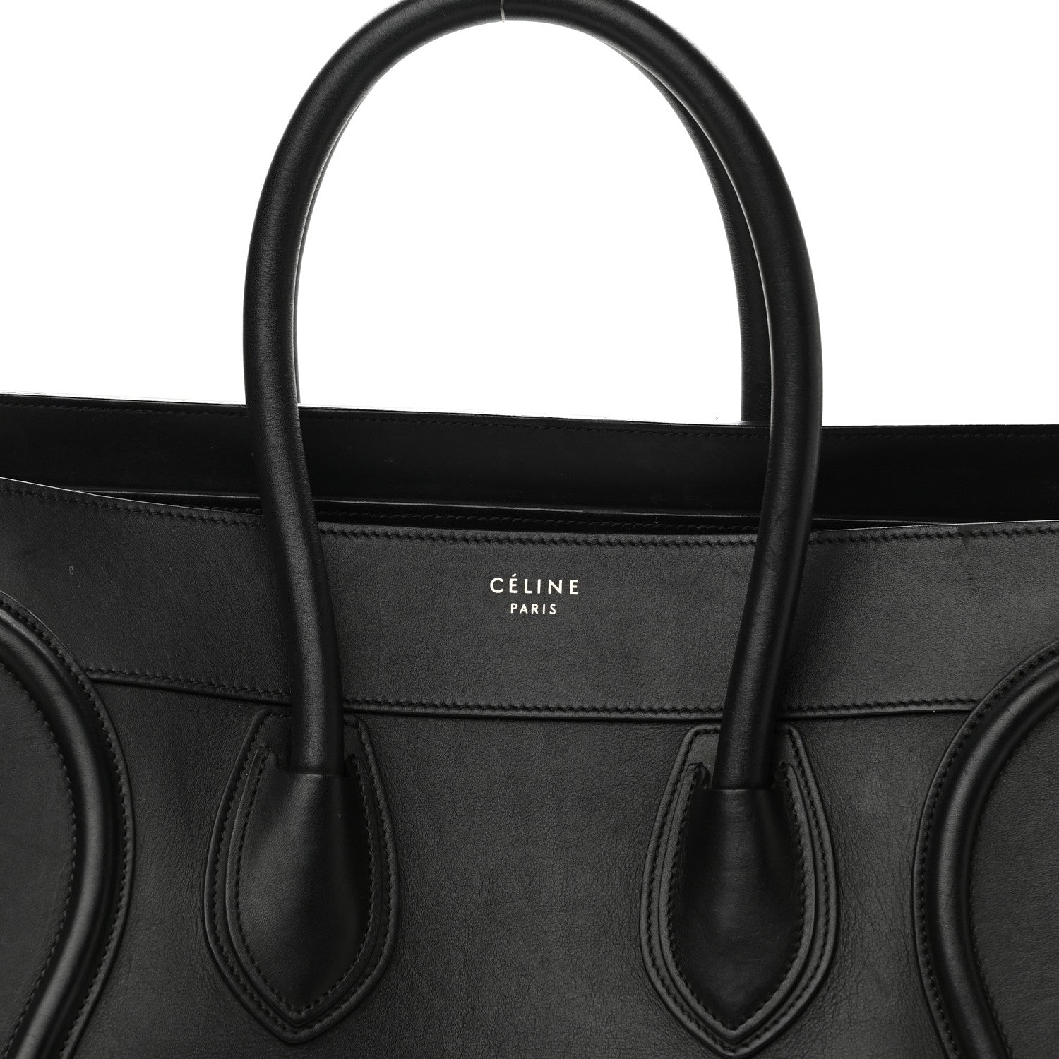 Celine Smooth Calfskin Mini Luggage Black 6 of 15