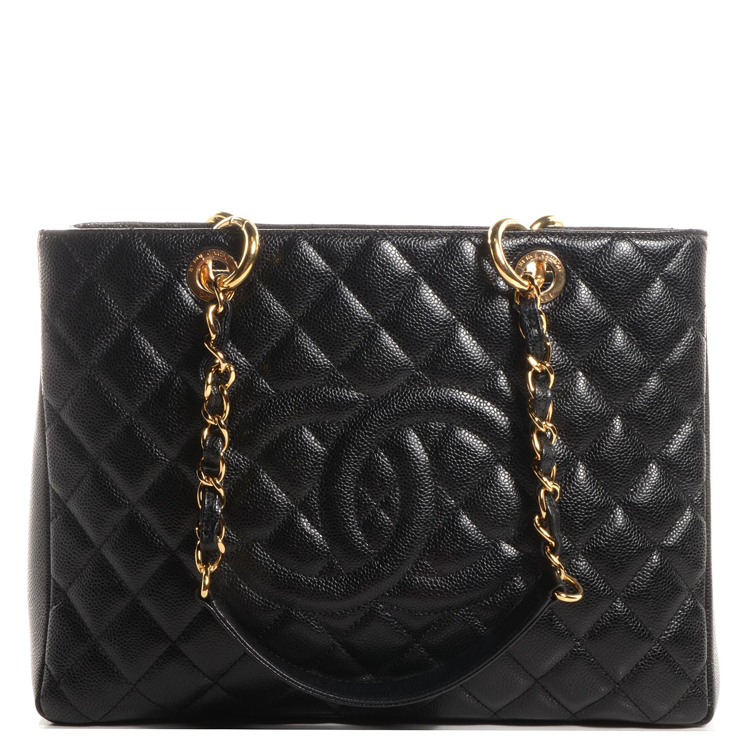 Chanel Caviar Grand Shopping Tote GST Black 1 of 9
