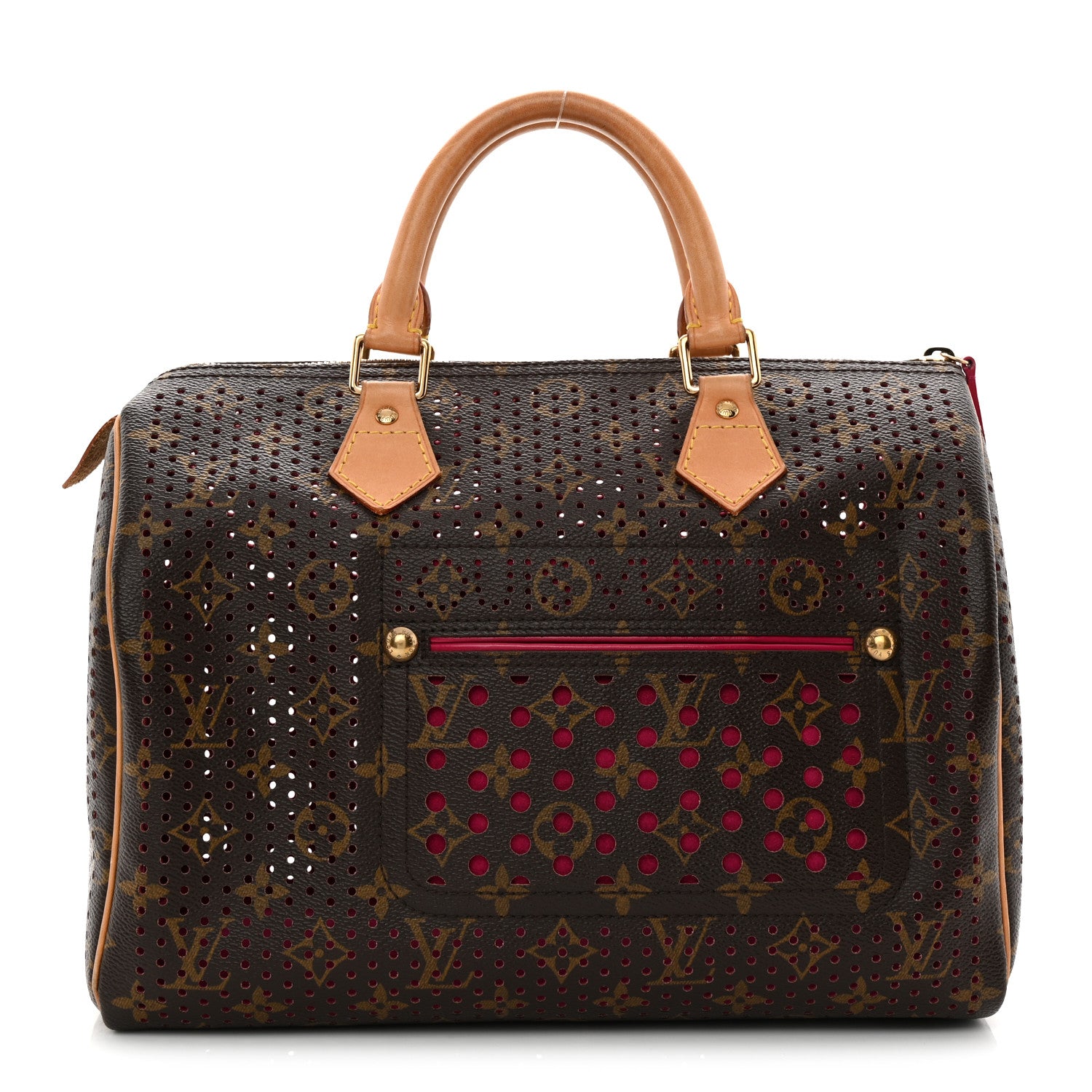Louis Vuitton Monogram Perforated Speedy 30 Fuchsia 1 of 11