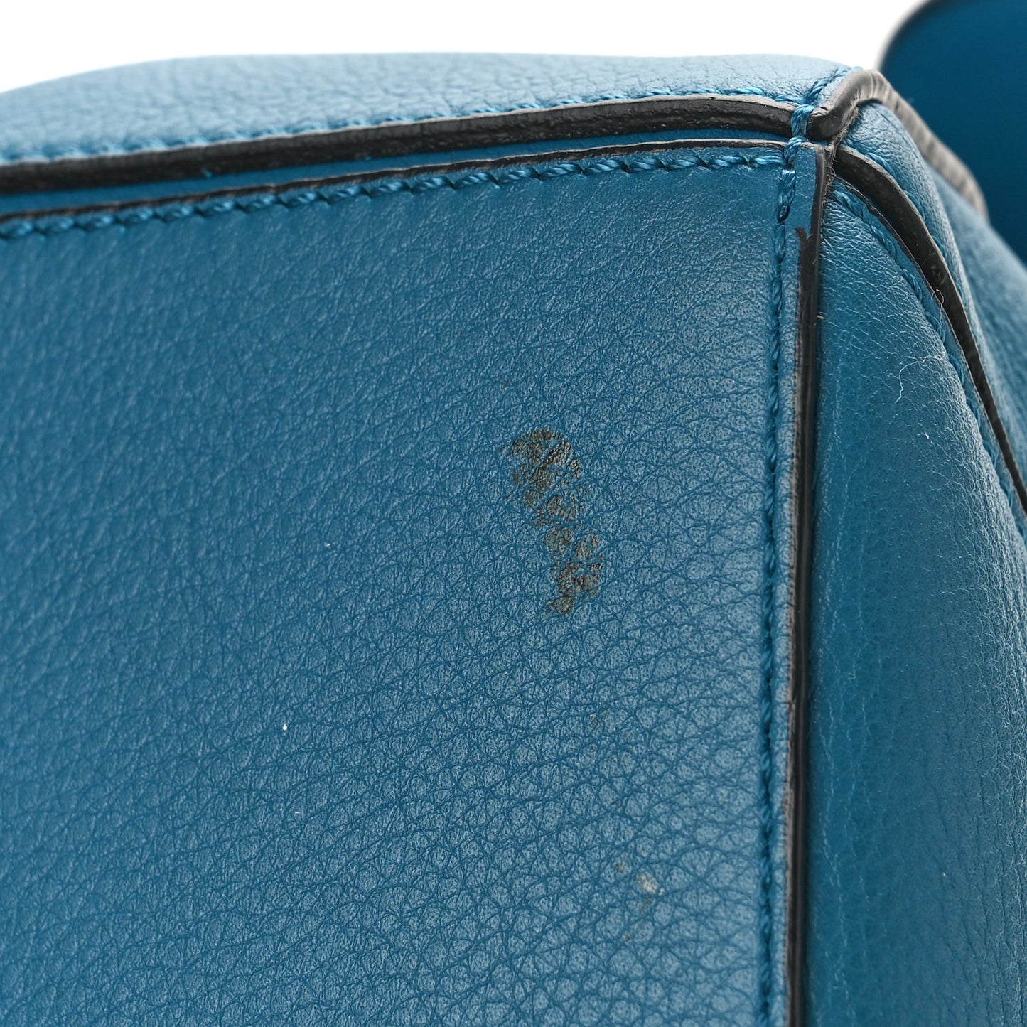 X SPIRITED AWAY Calfskin Bo Mouse Small Puzzle Bag Lagoon Blue