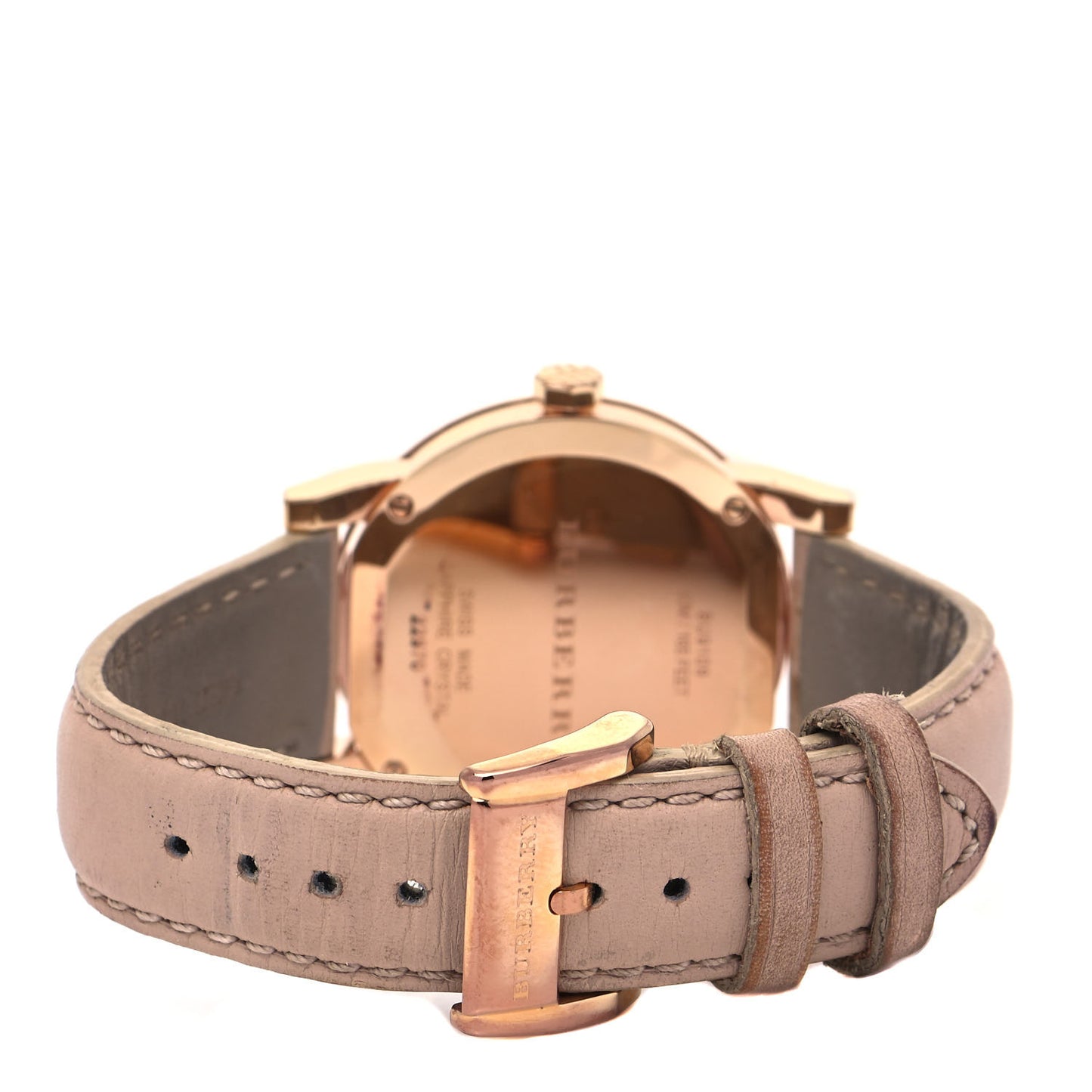 Stainless Steel Calfskin 33mm The City Quartz Watch Nude BU9109