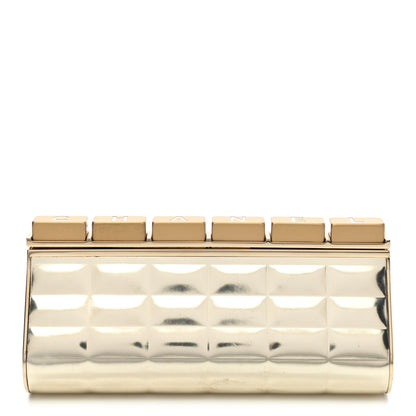 Chanel Metal Keyboard Clutch Dark Gold 1 of 13