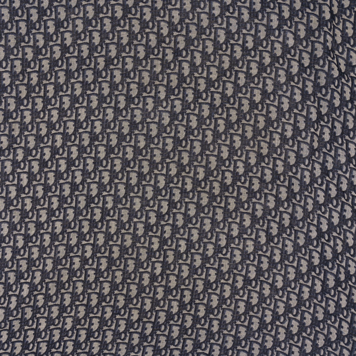 Wool Silk Cotton Oblique Scarf