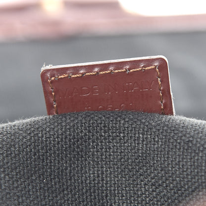 Burberry Haymarket Check Buckle Satchel Brown 7 of 11