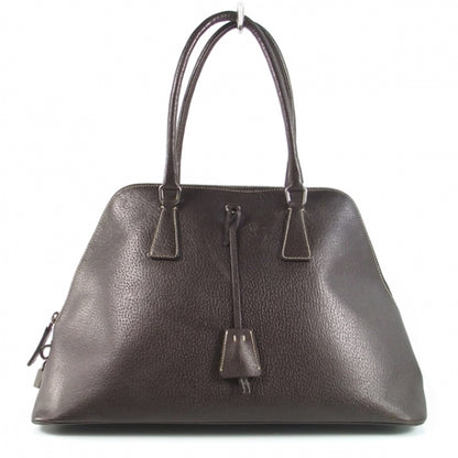 Prada Saffiano Doctor Bag Brown 1 of 12