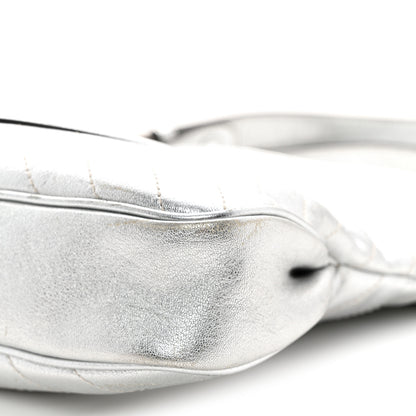 Gucci Sakai Be Green Calfskin Diagonal Stitched Small Blondie Tote Silver 11 of 11