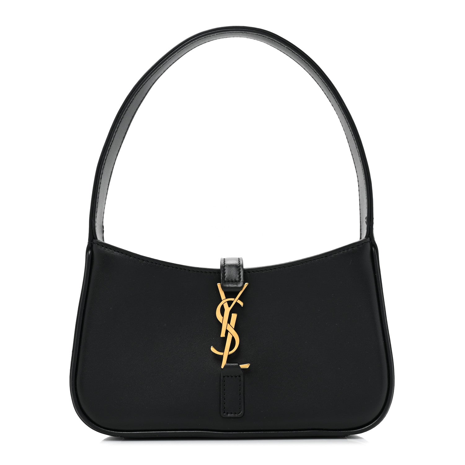 Saint Laurent Smooth Calfskin Le 5 A 7 Mini Hobo Black 1 of 11