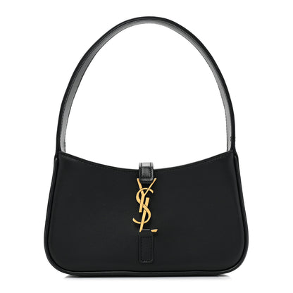 Saint Laurent Smooth Calfskin Le 5 A 7 Mini Hobo Black 1 of 11