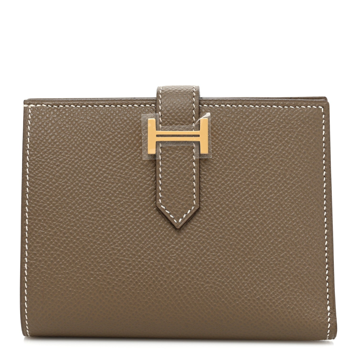 Hermes Epsom Bearn Compact Wallet Etoupe 1 of 11