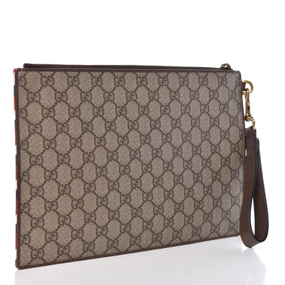Gucci GG Supreme Monogram Courrier Documents Holder Beige New Acero 3 of 8