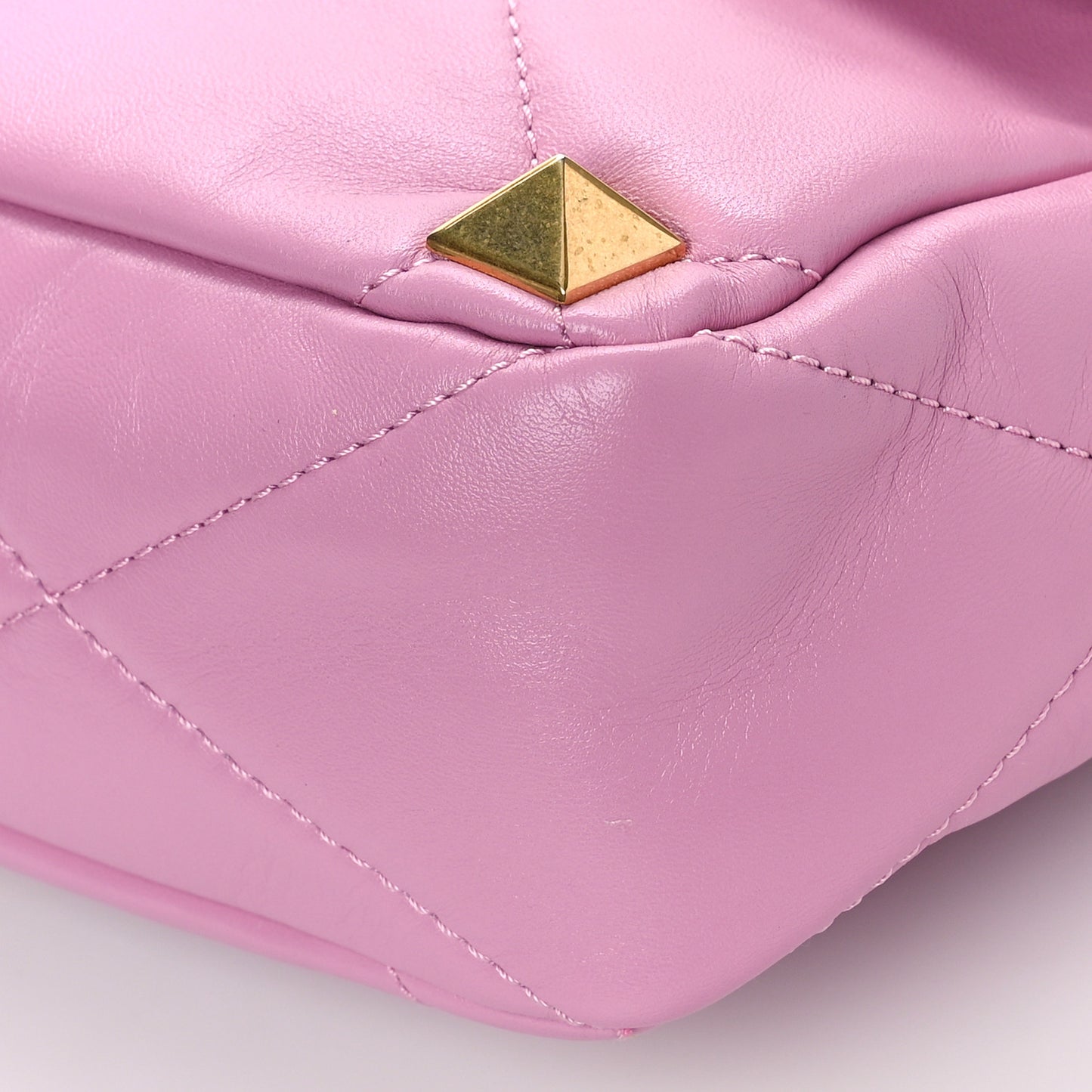 Nappa Large Roman Stud Shoulder Bag Giacinto