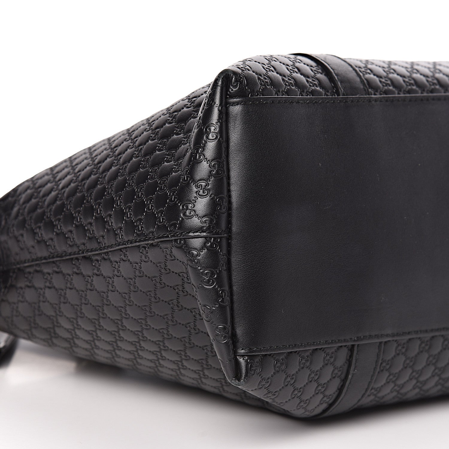 Gucci Soft Microguccissima Medium Zippered Satchel Black 15 of 17