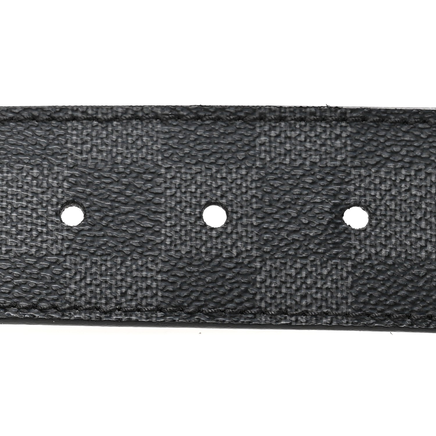Louis Vuitton Damier Graphite LV Initiales 95 38 Belt 3 of 7