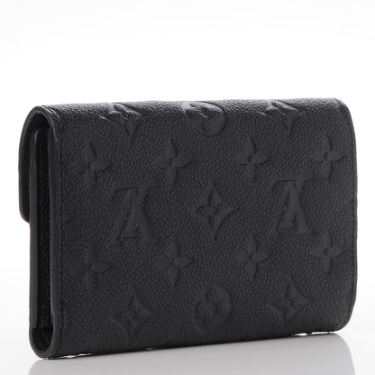 Louis Vuitton Empreinte Compact Curieuse Wallet Black 3 of 8