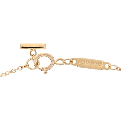 Tiffany 18K Yellow Gold Diamond Mini T Smile Pendant Necklace 4 of 6